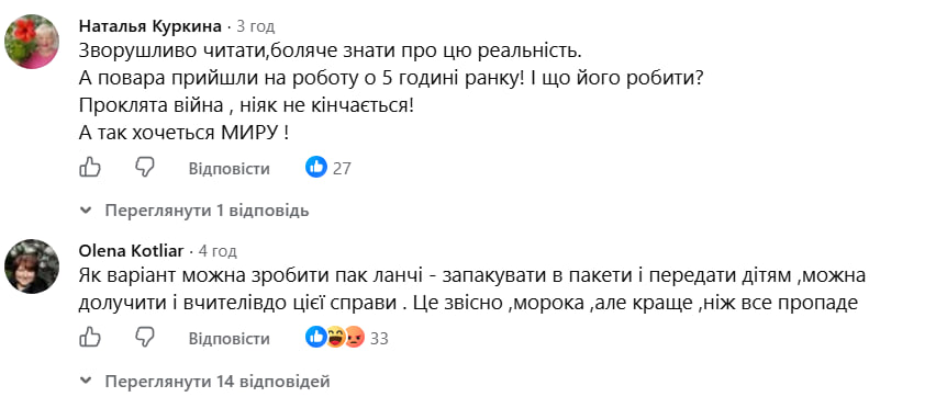 Що робити з їжею, яку діти не з'їли через тривогу? Директорка київського ліцею порушила болюче питання   фото 7