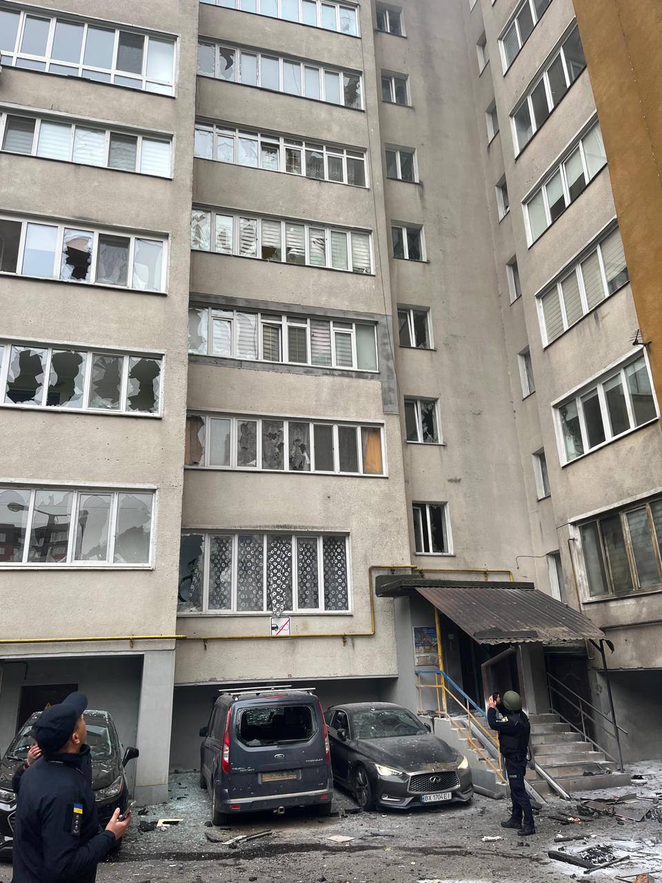 Будинок у Хмельницькому після російської атаки