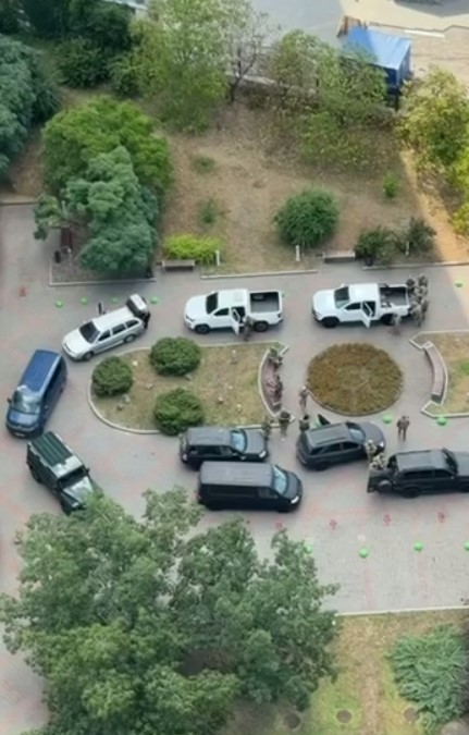 Кадри з місця проведення спецоперації СБУ