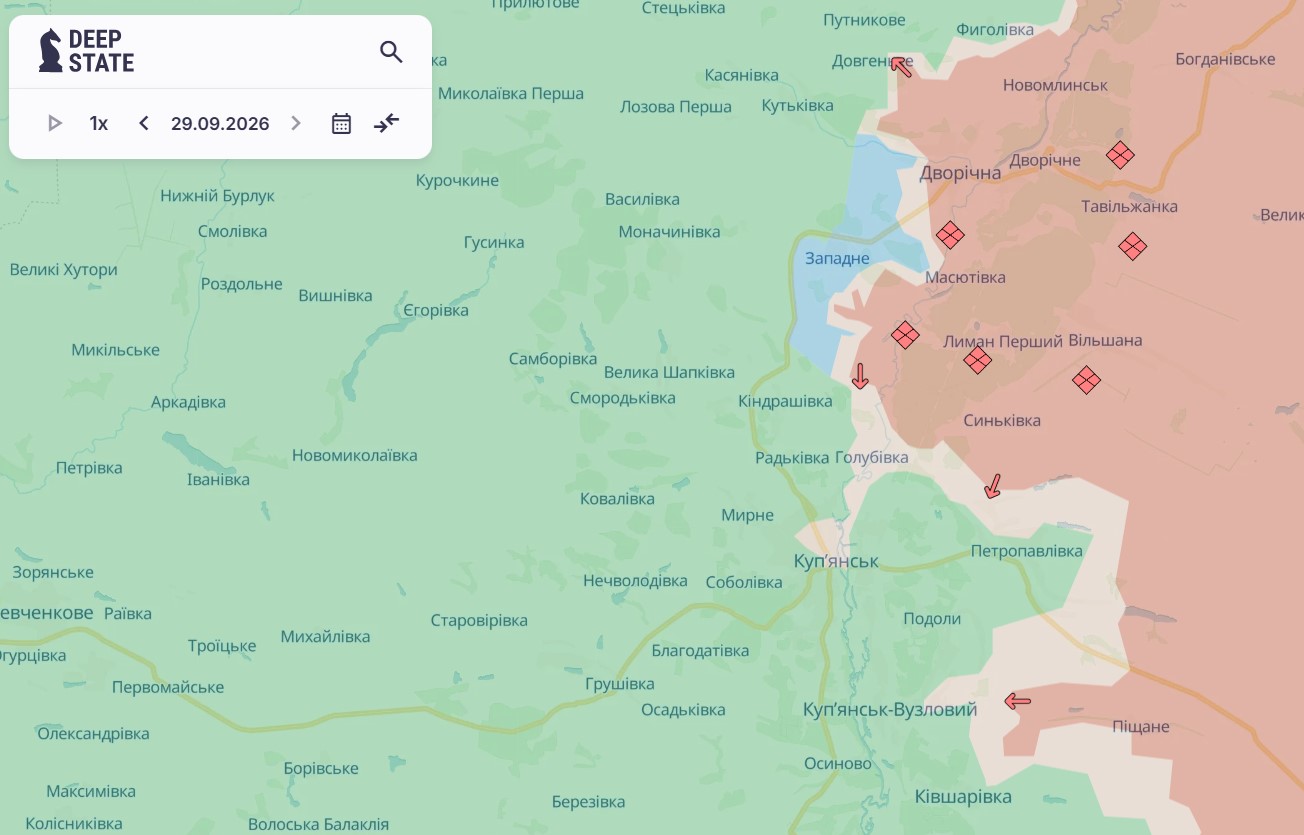 Масштаби звільненої території під час контрнаступу ЗСУ