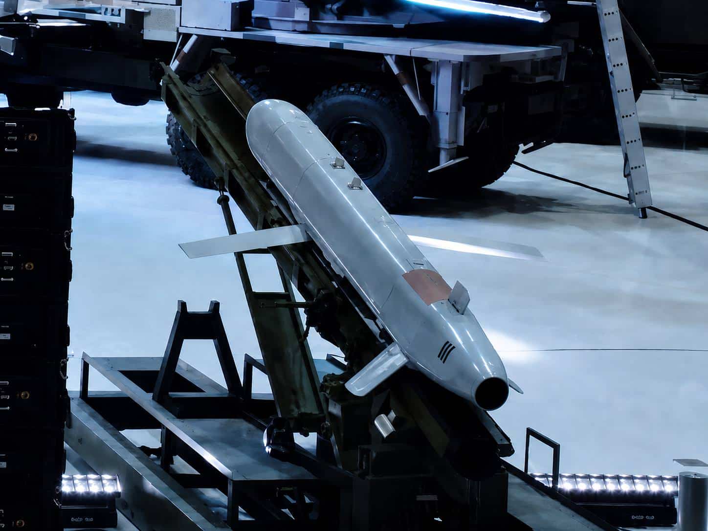 S8000 «Бандероль» на наземній пусковій установці. 