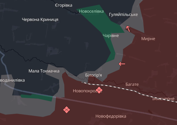 Карта бойових дій в Україні станом на 5 жовтня 2026 року фото 10