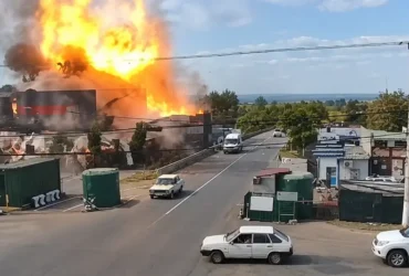 Реактивний шахед знищив супермаркет на Одещині (відео)