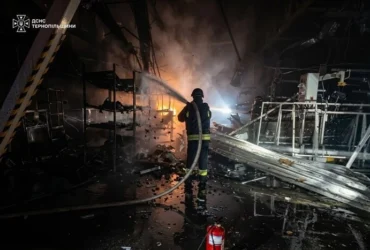 Росія трьома дронами знищила іноземне підприємство на Тернопільщині