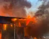 Удар по Чернігівщині: спалахнуло зерносховище, постраждали люди