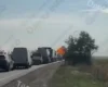 Момент удару російського дрона по колоні автівок на Одещині потрапив на відео