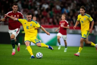 Україна прикро програла Угорщині у Лізі націй