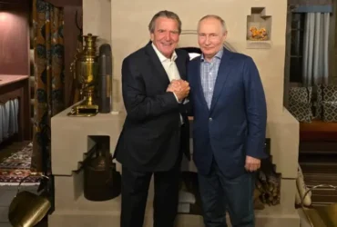 Мерц обурився через присутність ексканцлера Німеччини на дні народження Путіна