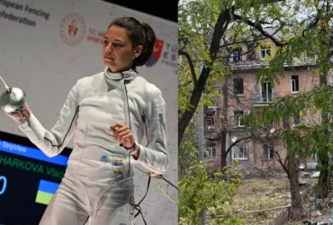 Будинок чемпіонки світу з фехтування Влади Харькової постраждав внаслідок обстрілу Києва