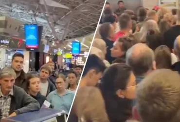 Авіаколапс у Москві: через атаку дронів затримано сотні рейсів (відео)