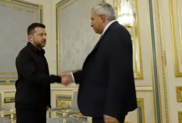 Зеленський зустрівся з міністром Ізраїлю, який ледве не потрапив під удар РФ