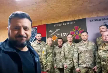Зеленський із передової звернувся до захисників України