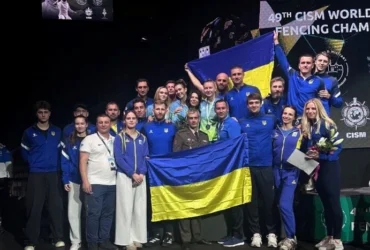 Українські фехтувальники завоювали десять нагород на Чемпіонаті світу серед військовослужбовців