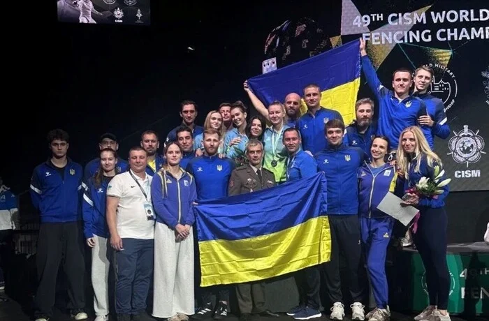 Українські фехтувальники завоювали десять нагород на Чемпіонаті світу серед військовослужбовців