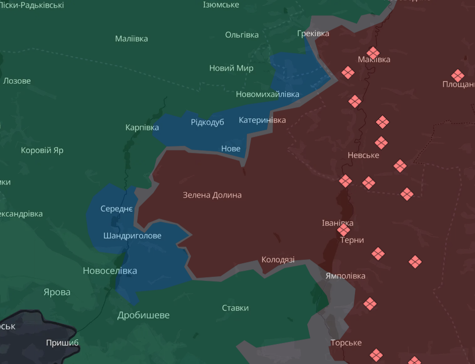 Карта бойових дій в Україні станом на 7 жовтня 2026 року фото 4