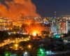 Бєлгород опинився під масованою атакою дронів: у центрі міста пожежа
