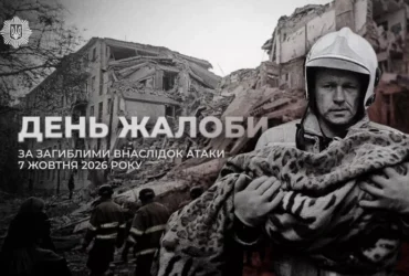 8 жовтня оголошено Днем жалоби за жертвами російської атаки