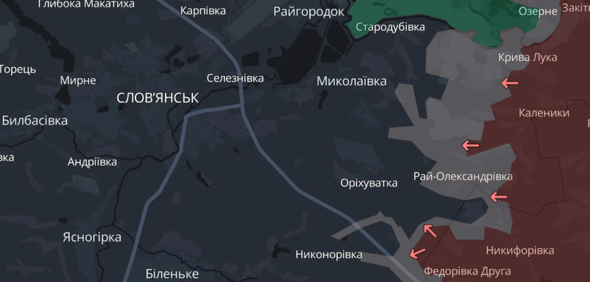 Карта бойових дій в Україні станом на 8 жовтня 2026 року фото 5