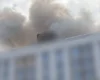 У Голосіївському районі Києва уламки дрона впали на відкритій території (відео)
