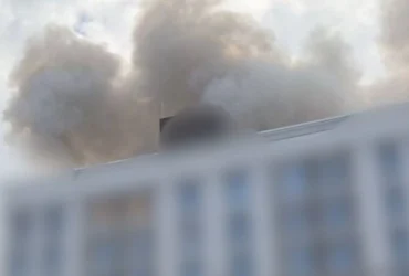 У Голосіївському районі Києва уламки дрона впали на відкритій території (відео)