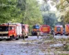 Дніпро: російський дрон влучив у гуртожиток, спалахнула пожежа