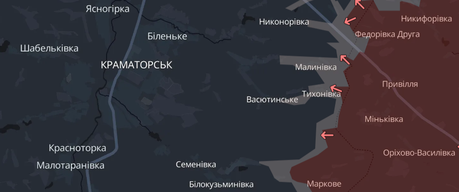 Карта бойових дій в Україні станом на 9 жовтня 2026 року фото 6