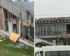 Вибите скління та пошкоджений дах: який вигляд має станція метро «Лісова» після атаки (фото)