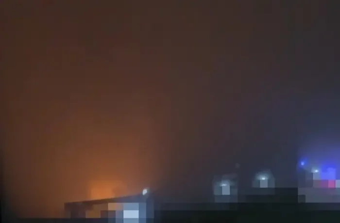 Російський дрон влучив в «Епіцентр» у Ковелі на Волині (відео)