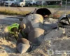 Біля будинків у Дарницькому районі впала нездетонована ракета (фото)