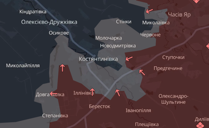 Карта бойових дій в Україні станом на 7 жовтня 2026 року фото 7
