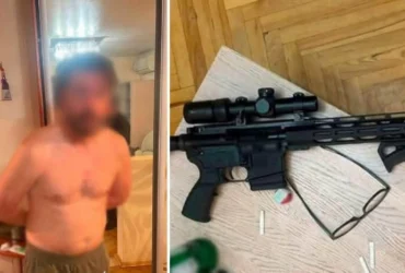 Перед судом постане чоловік, який у нетверезому стані стріляв з балкона у центрі столиці