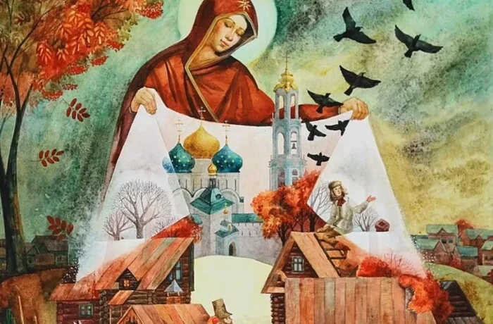 Покрова Пресвятої Богородиці: яскраві листівки, привітання у прозі та віршах