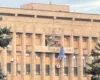 Російський дрон влучив у герб на будівлі Запорізької облради (фото)
