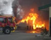 Масштабна пожежа на Волині: фахівці з’ясували, чи був витік аміаку