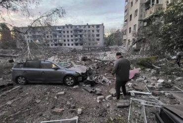 Росіяни масовано атакували Кременчук: є влучання серед житлових будинків