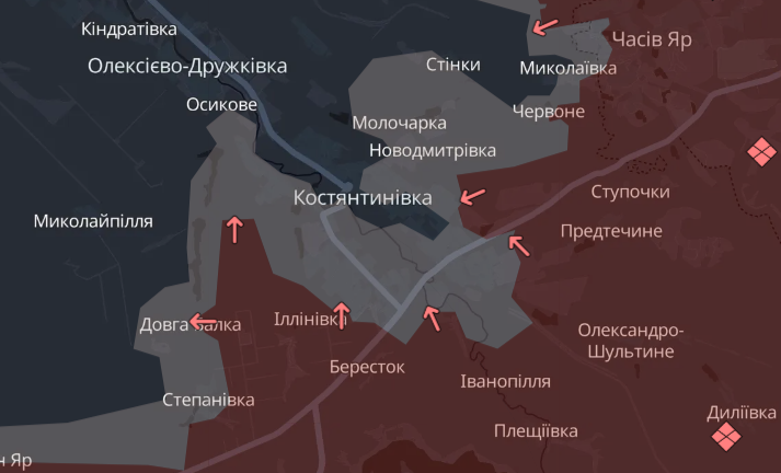 Карта бойових дій в Україні станом на 8 жовтня 2026 року фото 7
