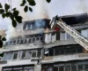 Росіяни вдарили дроном по багатоповерхівці в Бердичеві