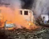 Атака на Івано-Франківськ: рятувальники ліквідували пожежі, є загиблий