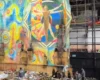 Росіяни пошкодили унікальну картину «Космогонія» в Луцьку