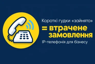 IP-телефонія для бізнесу, де клієнти замовляють по телефону