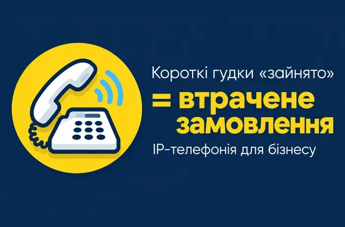 IP-телефонія для бізнесу, де клієнти замовляють по телефону