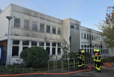У Німеччині пожежа знищила склад із допомогою для України