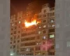 У Києві під час атаки РФ загорівся 12-поверховий будинок