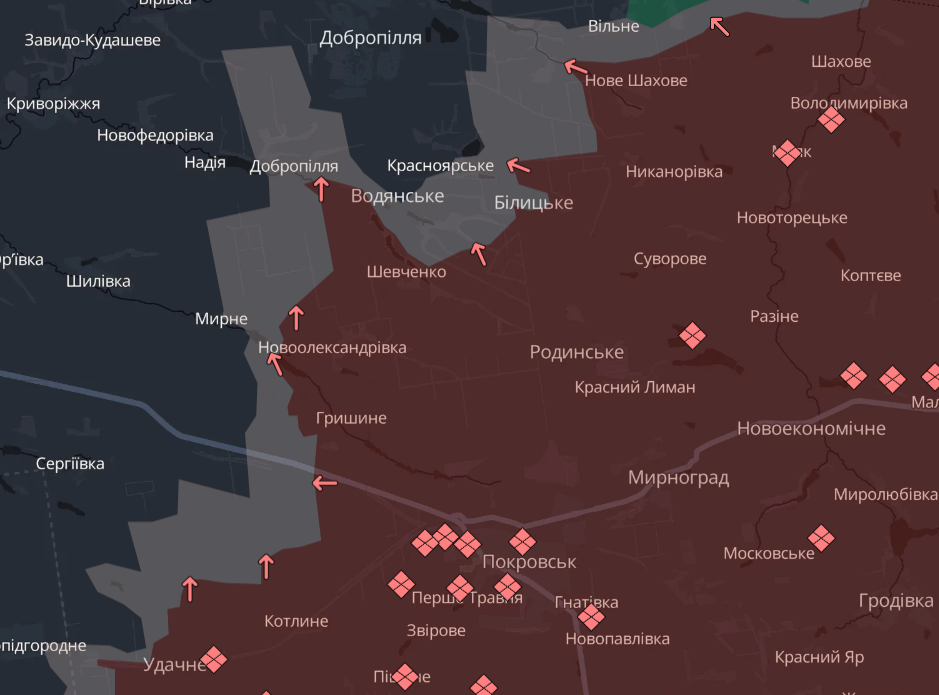 Карта бойових дій в Україні станом на 19 жовтня 2026 року фото 8