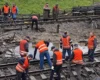 Ремонтні бригади відновлюють пошкоджену колію метро у Києві (відео)