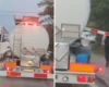 У Польщі потяг ледь не зіткнувся з автоцистерною (відео моменту)