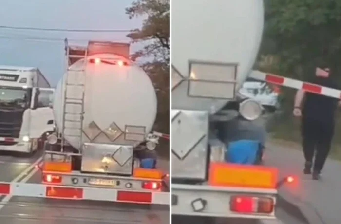 У Польщі потяг ледь не зіткнувся з автоцистерною (відео моменту)