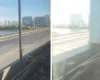 Російський дрон атакував Південний міст у Києві, коли там їхав потяг метро (відео)