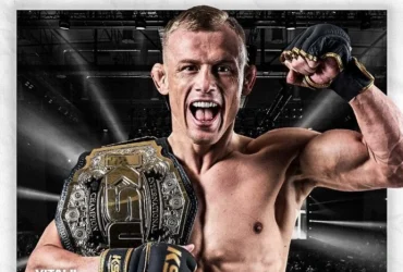 Український боєць Віталій Якименко захистив титул у Польщі (відео)