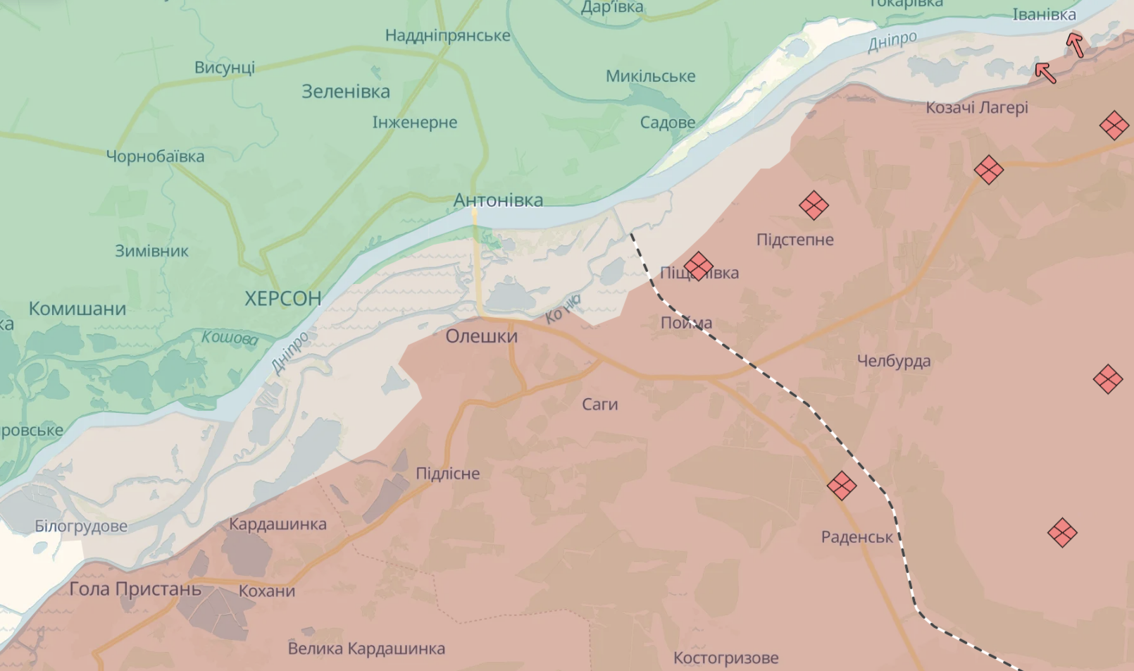 Карта бойових дій в Україні станом на 3 жовтня 2026 року фото 12